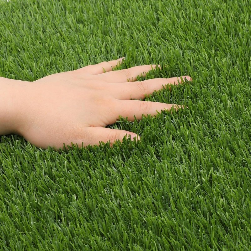 Realistic Artificial Grass Mat 4FTx6FT 1.38 Inch Indoor Outdoor Lawn gallery