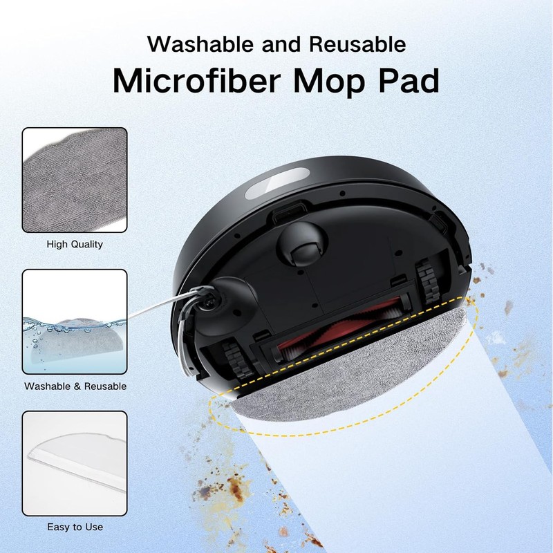 Replacement Parts for Roborock Q7 M5 M5 Q7 L5 L5 Robot Vacuum 2 Main Brushes 4 gallery