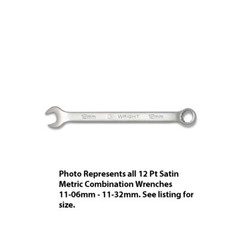 Wright Tool 11-22MM 22MM Metric Combination Wrench, 12 Points