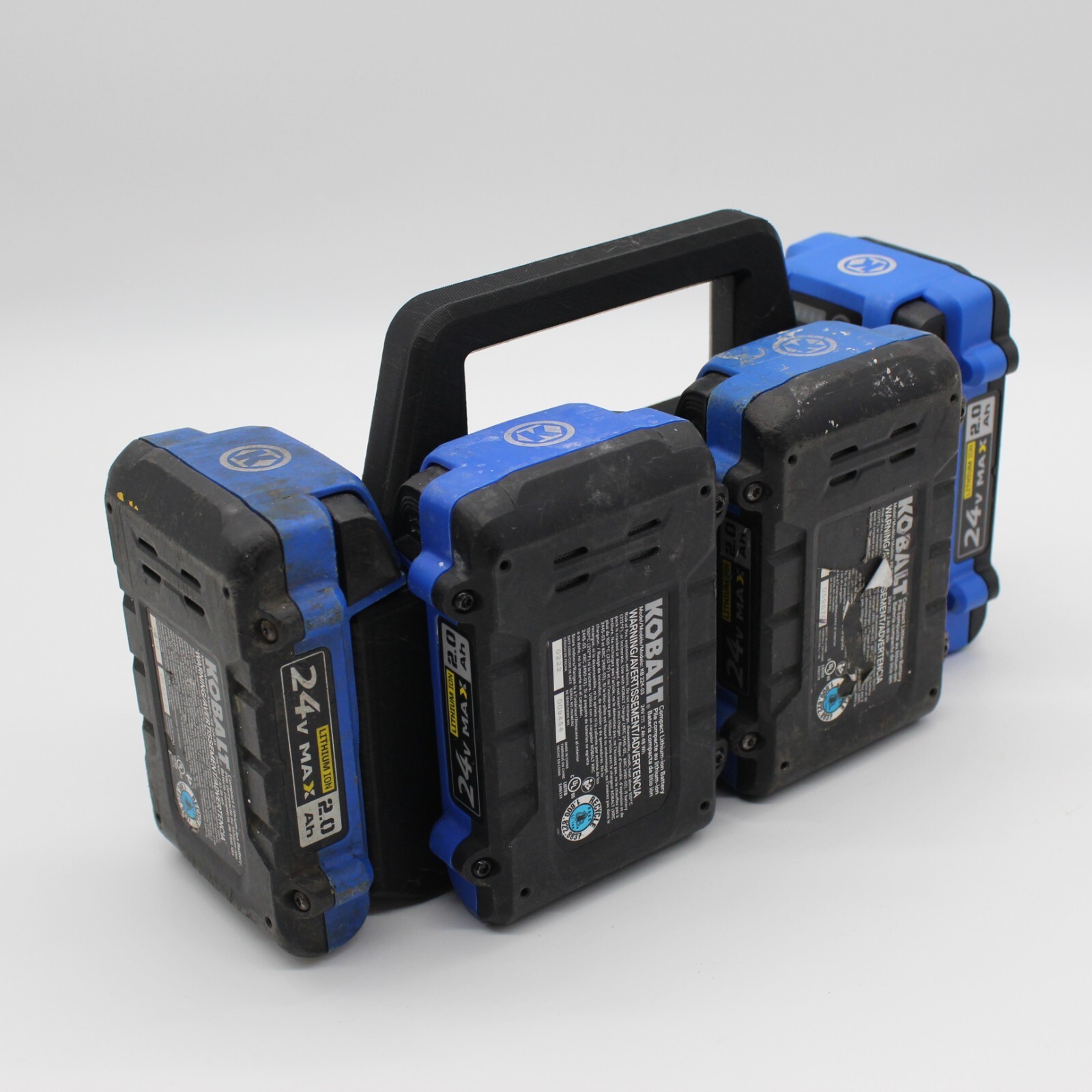 Kobalt 24 volt 6 Slot Battery Caddy Carrying Case Battery Holder gallery