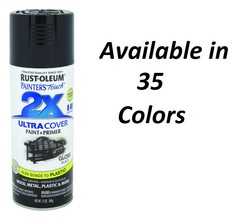 Rust-Oleum Painter’s Touch 2X Ultra Cover GLOSS Spray Paint 12 oz (Choose Color)
