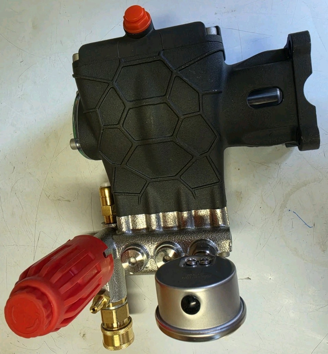 Pressure Washer Pump 3/4" Shaft Horizontal Triplex Plunger 3300 PSI 2.5GPM gallery
