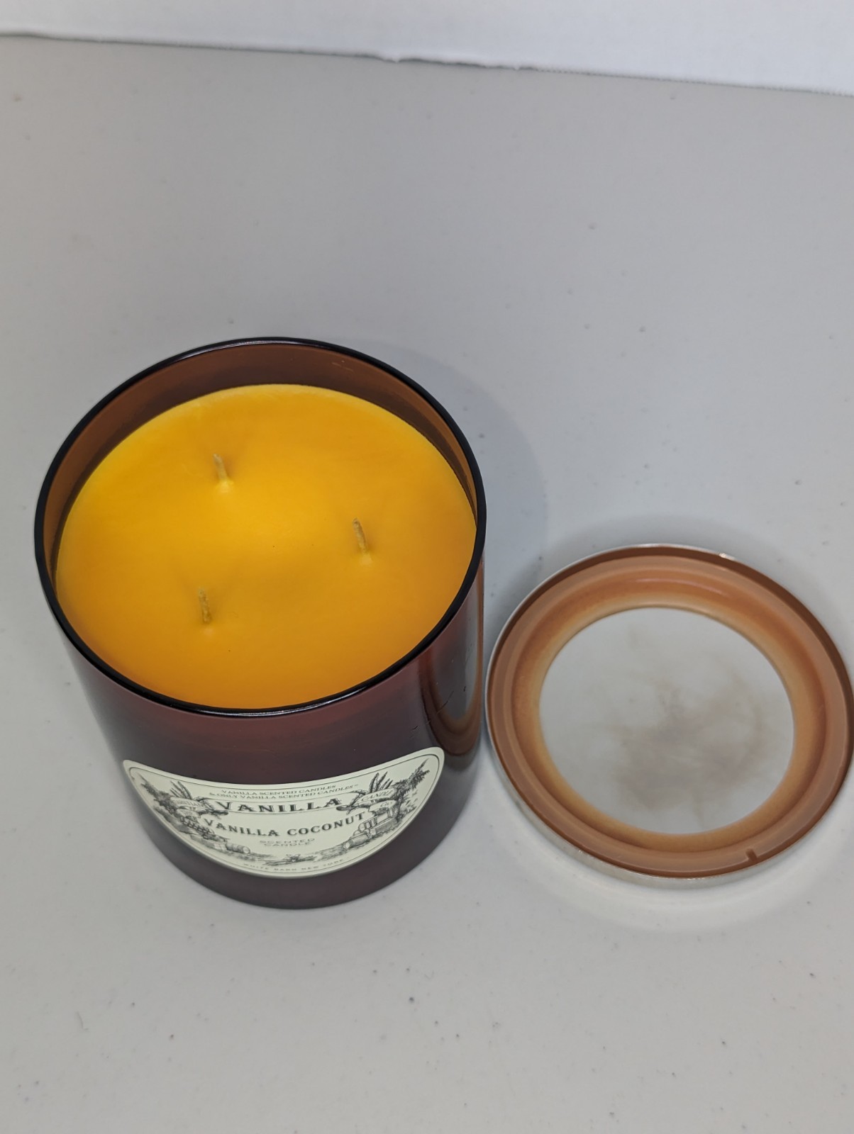 White Barn New York Vanilla Coconut 22oz 3-Wick Candle Tahitian Candle Co. gallery