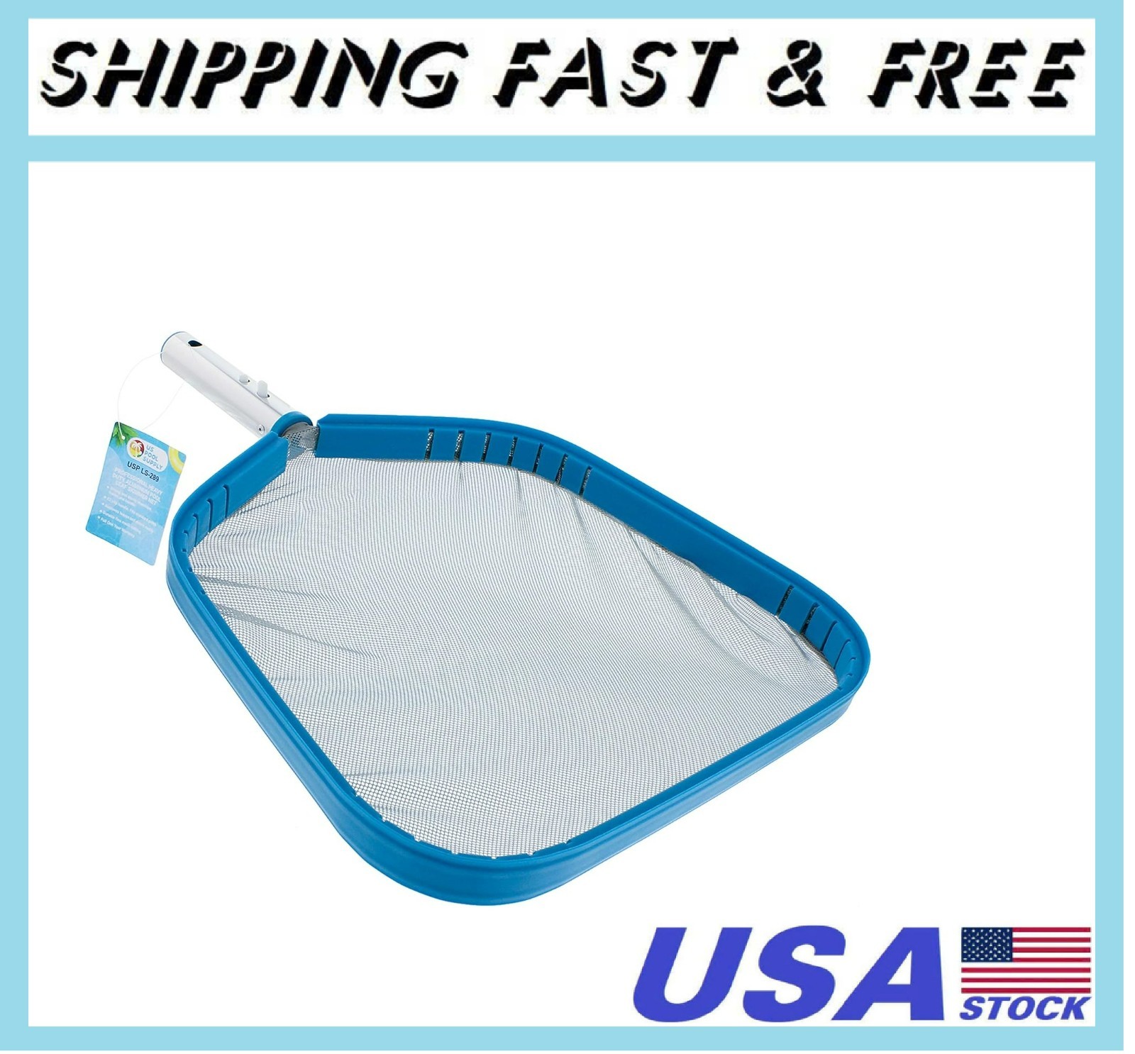 U.S. Pool Supply Professional Heavy Duty Large 15" Swimming Pool Leaf Skimmer gallery