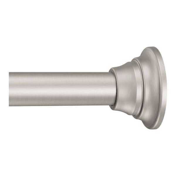 Moen TR1000BN 44-72-Inch Adjustable Tension Mounted Straight Shower Curtain Rod gallery