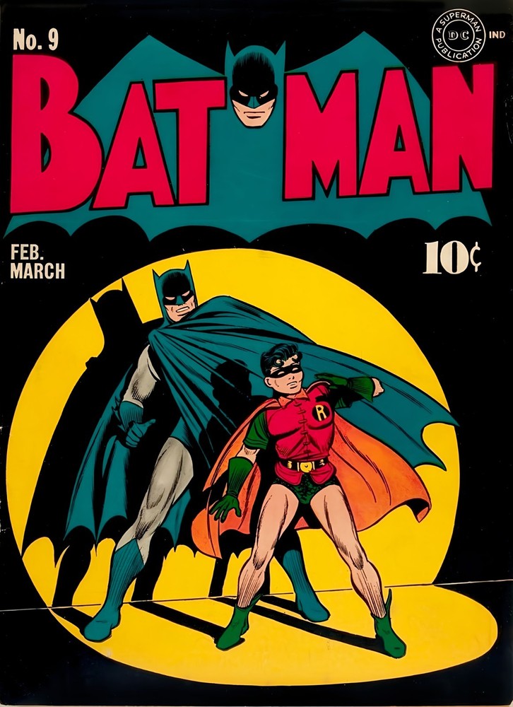 Batman Vintage Comic Book Poster Premium Photo Print Art 4 Sizes REPRINT