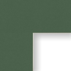 Craig Frames Hunter Green Mat With a Bevel Cut Opening For a Picture Frame