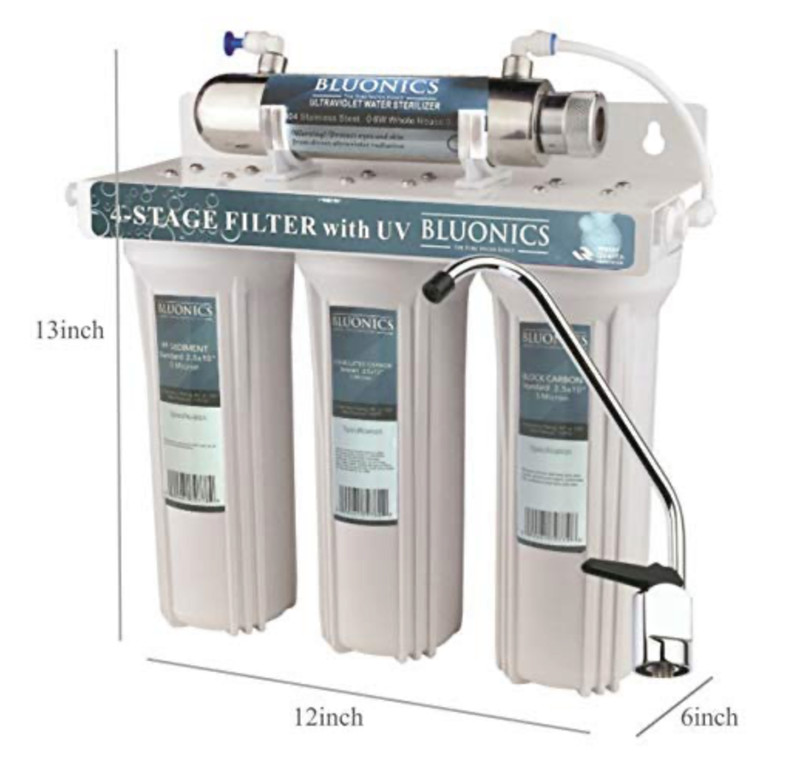 200 - 240V Ultraviolet UV Light Drinking Water Filter System Under Sink Purifier gallery