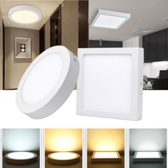 10/25/30W Dimmable Surface Mount LED Panel Light Ceiling Downlight Lamp 110-240V