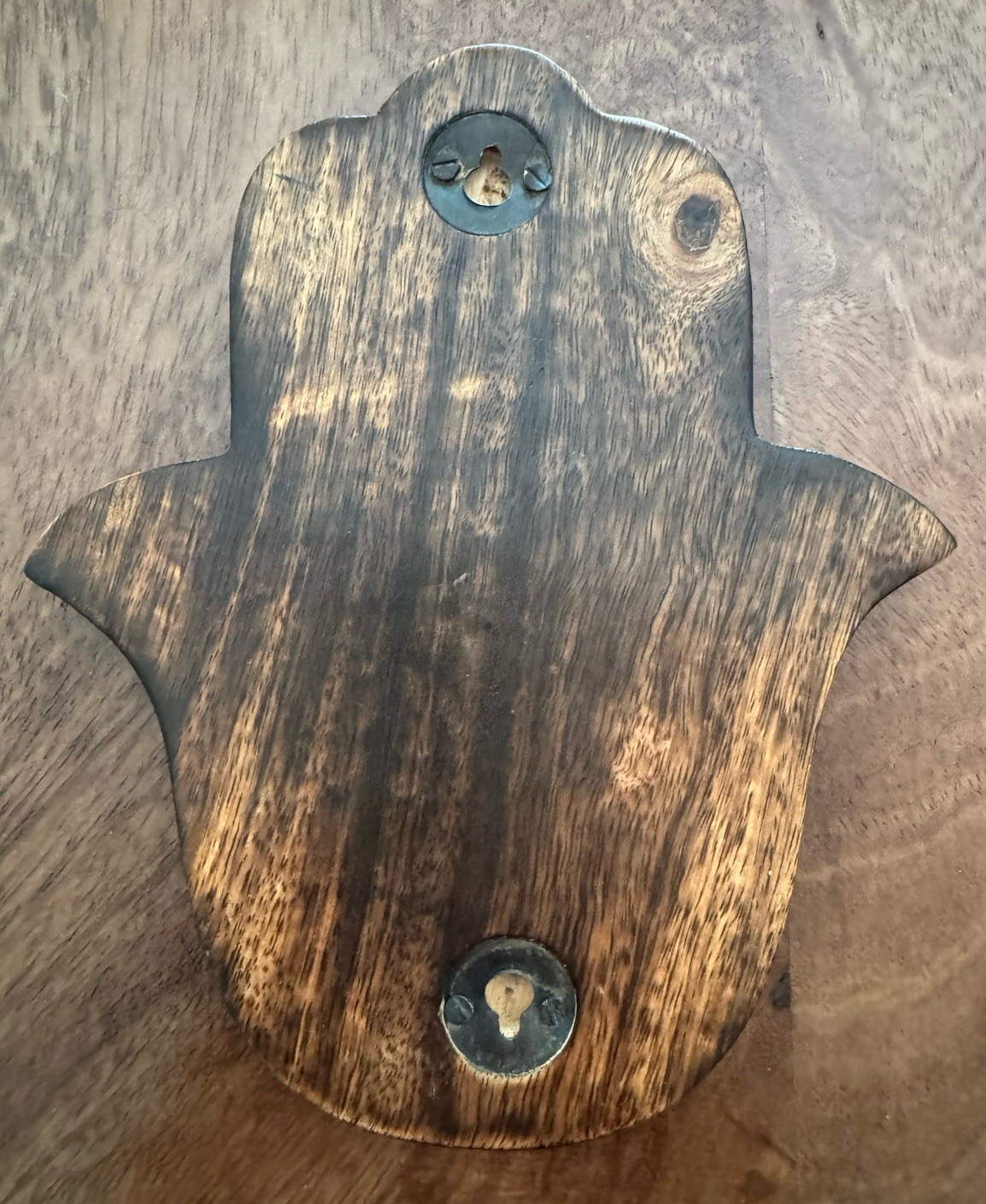 Wood Hamsa Hand Wall Hanging - Hand That Protects - Blesssing - Protection gallery