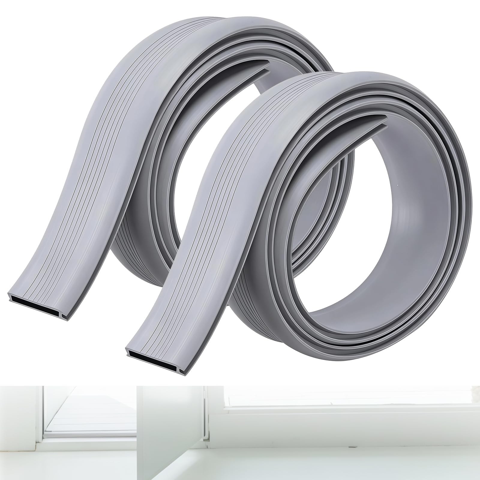 2-Pack 39 Inch Door Threshold Insert for Adjustable Aluminum Door Seals, 1-5/... gallery