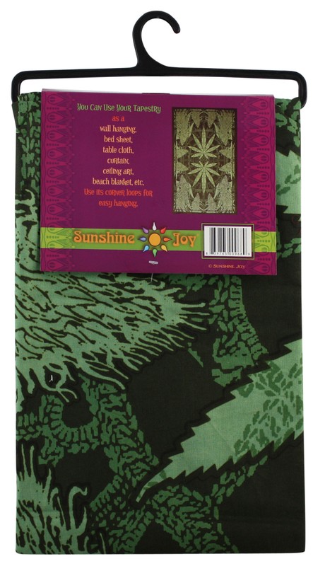 Hempest Marijuana Leaf Tapestry w/ Corner Loops - 60x90 Inches FREE Shipping gallery