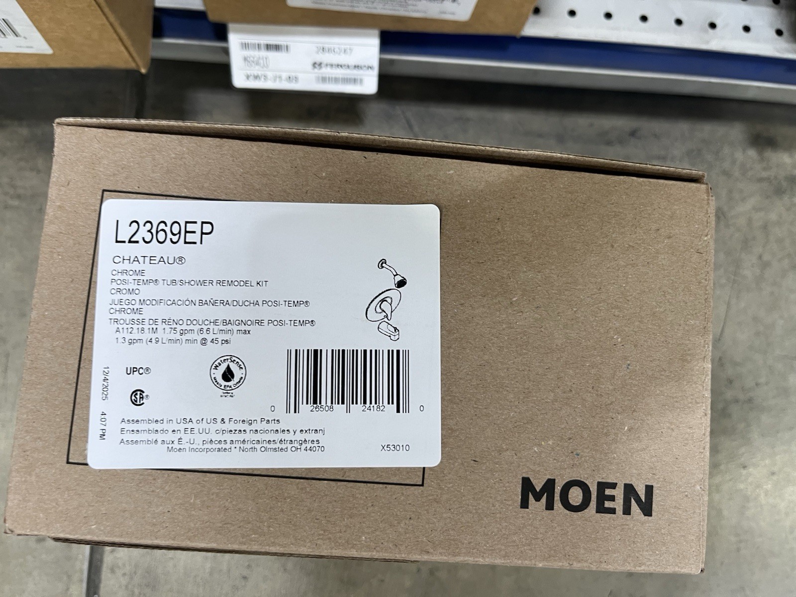 Moen Posi-Temp L2369EP Pressure Balanced Tub & Shower Trim Kit (Valve Included) gallery