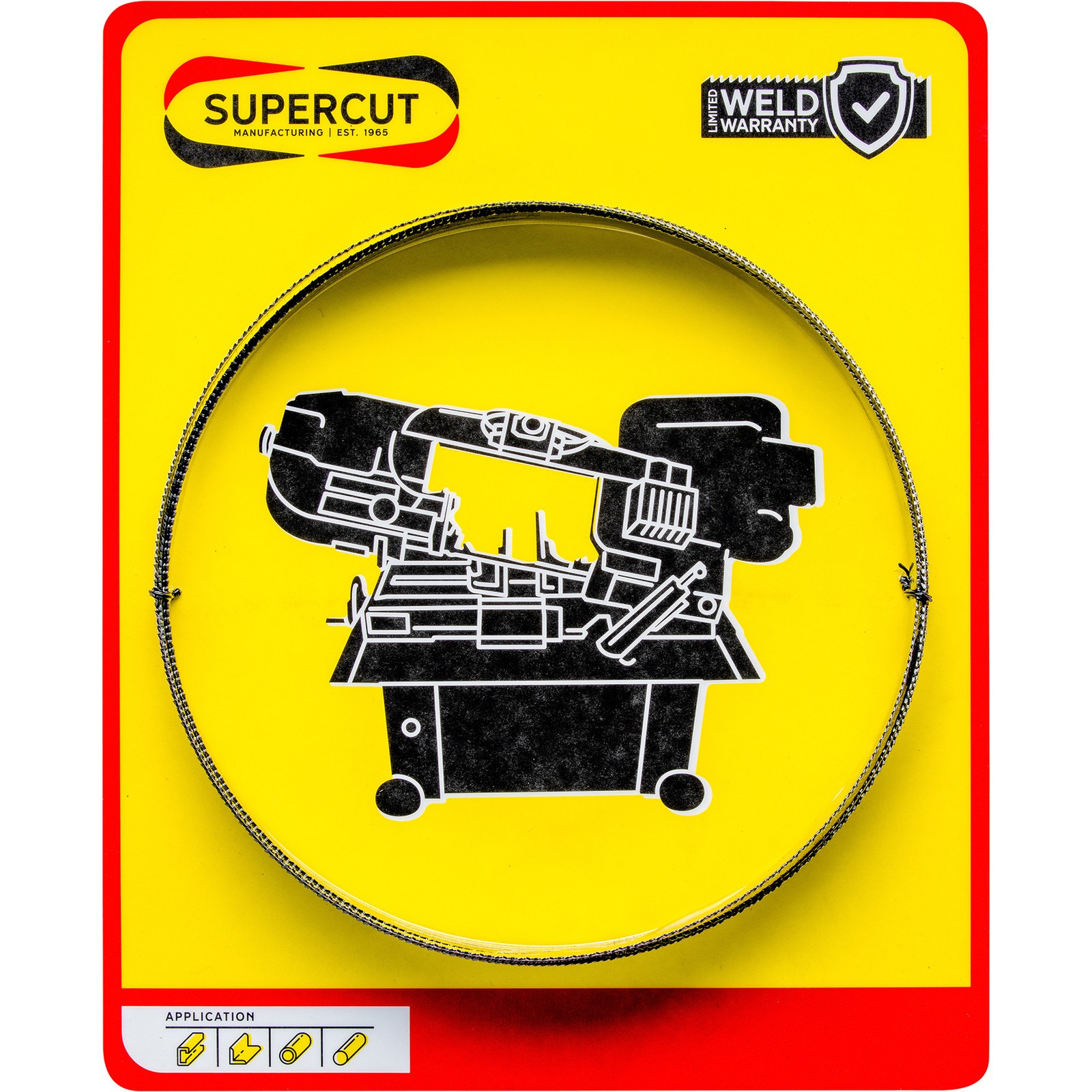 SuperCut Bi-Metal Replacement Band Saw Blade, 93in.L x 3/4in.W, 6/10 TPI gallery