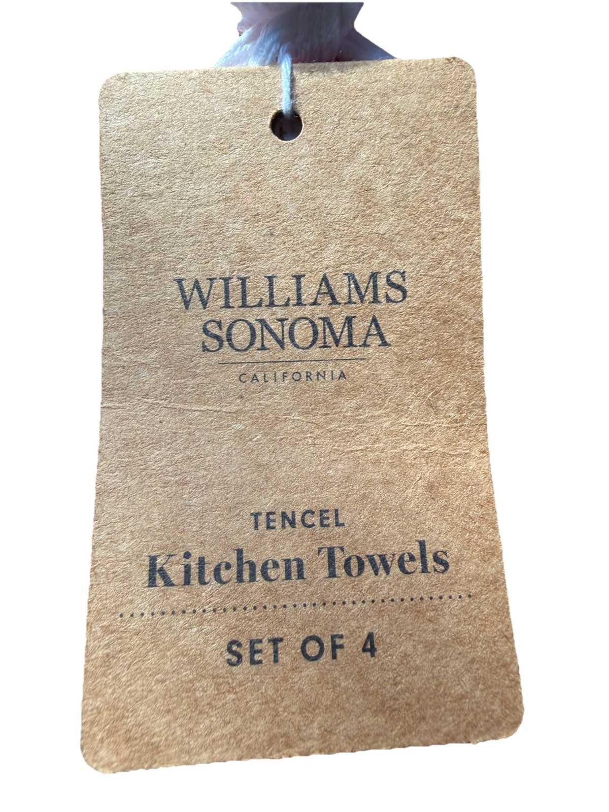 Williams Sonoma Tencil/RedKitchen Towels Set of 4 gallery