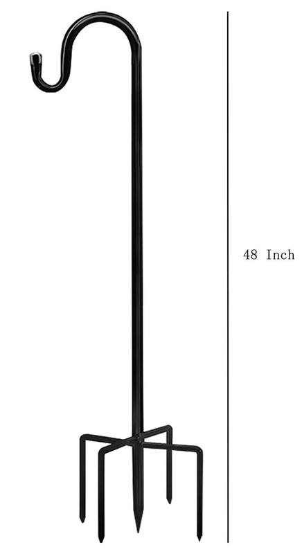Bird Feeders Pole,Shepherds Hooks for Outdoor 1 Pack 48 Inch Bird Feeders New gallery