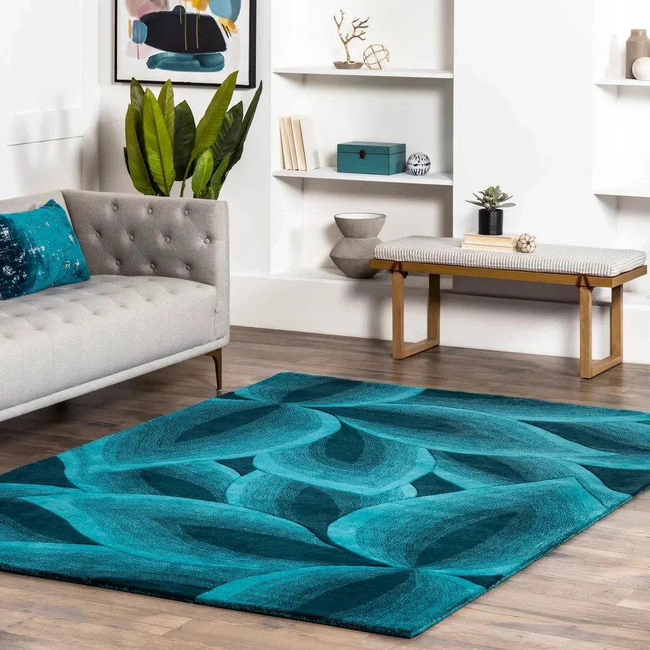 Hand Tufted Handmade Carpet for living room bedroom kitchen room rug etc.. gallery
