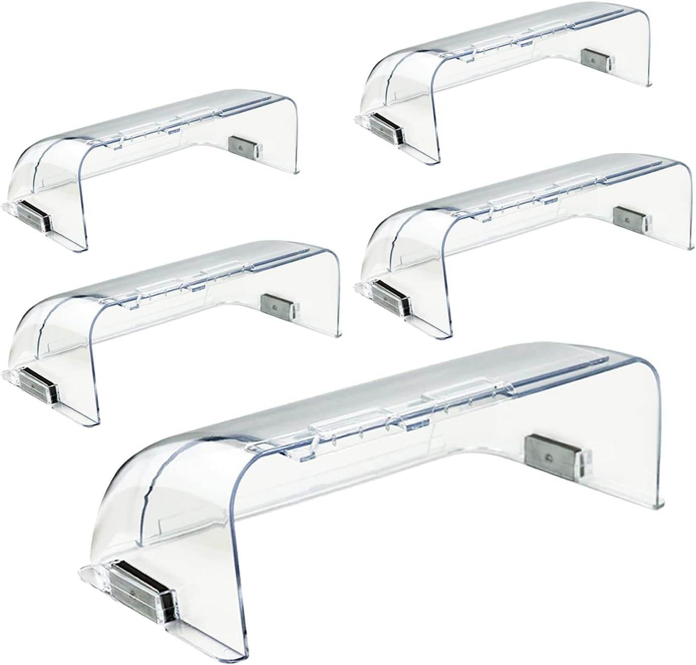 5 Pack Clear Adjustable Air Vent Deflector for Vents, Magnetic Heat and Air Defl gallery