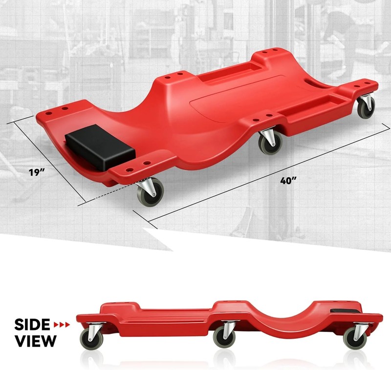 Auto Dynasty 40 Inches Mechanic Creeper, Automotive Garage Repair Low Profile Un gallery