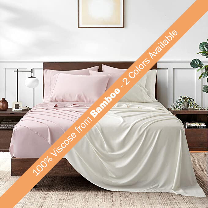 Premium 400 Thread Count Bamboo Sheet Set, 100% Viscose from Bamboo gallery