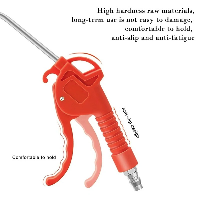 1pc High Flow Air Blow Gun with Angled Nozzle Air Compressor Tool - NEW gallery