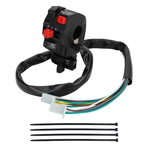 5 Function 10 Wires Left Starter Kill Light Choke Switch Assembly, ATV gallery