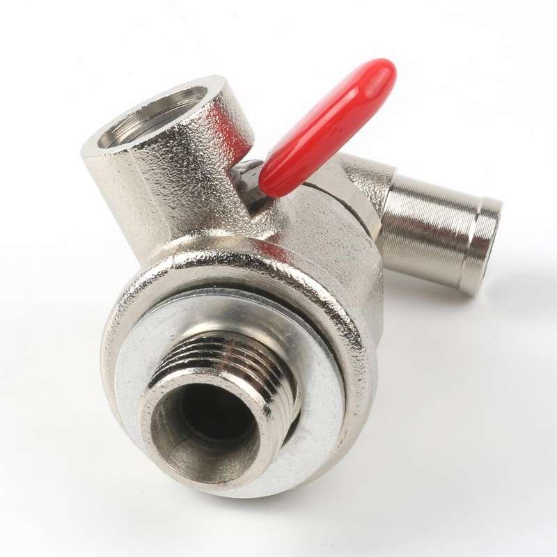 Oil Drain Valve with removable L-Shape Hose End Combo 14mm-1.5 gallery