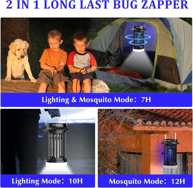 4200V Electronic Bug Zapper Mosquito Zapper for Outdoor and Indoor Portable gallery