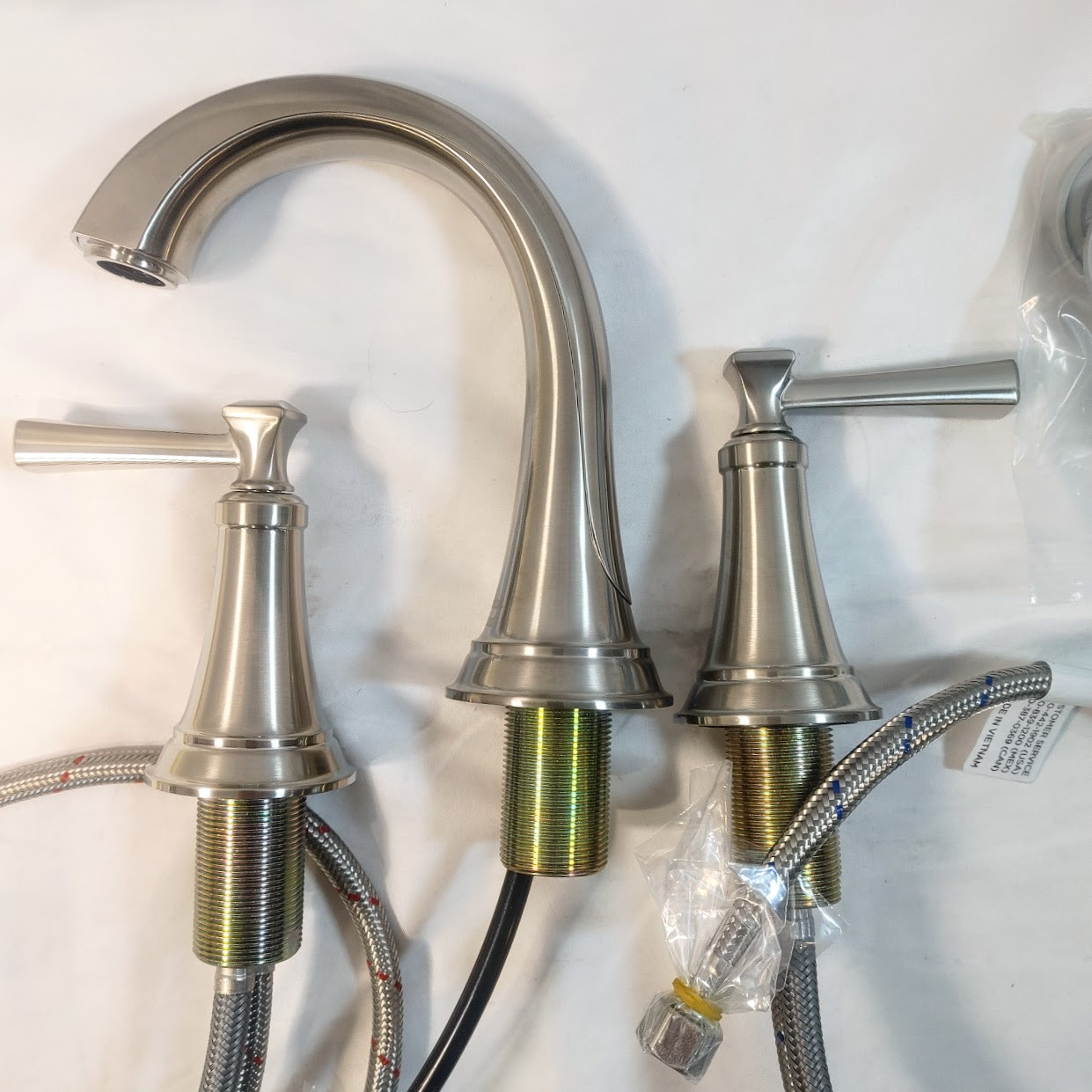 American Standard Rumson Widespread Bathroom Faucet Brushed Nickel 7417801.295 gallery