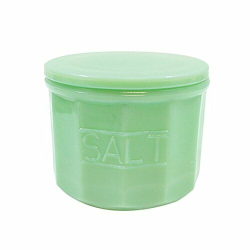 TableCraft Jadeite Green Glass Salt Cellar / Box gallery