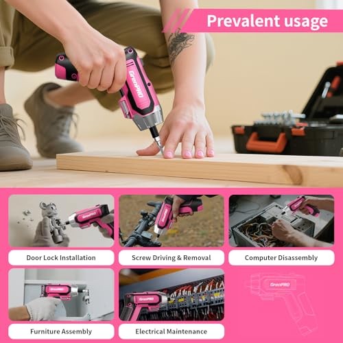 4V Electric Screwdriver Rechargeable 29pcs, Cordless Screwdriver, USB Small gallery
