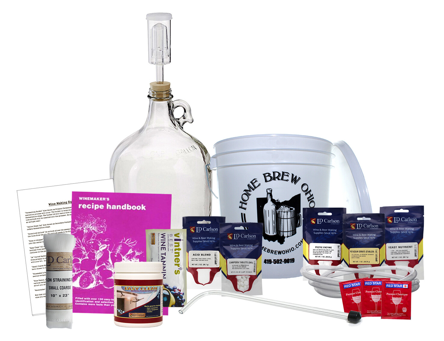 1 Gallon Making Wine from Fruit Equipment Kit gallery