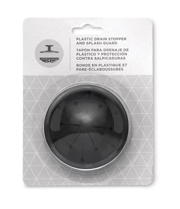 1025 EZ Mount Garbage Disposal Stopper And Splash Guard, Black gallery