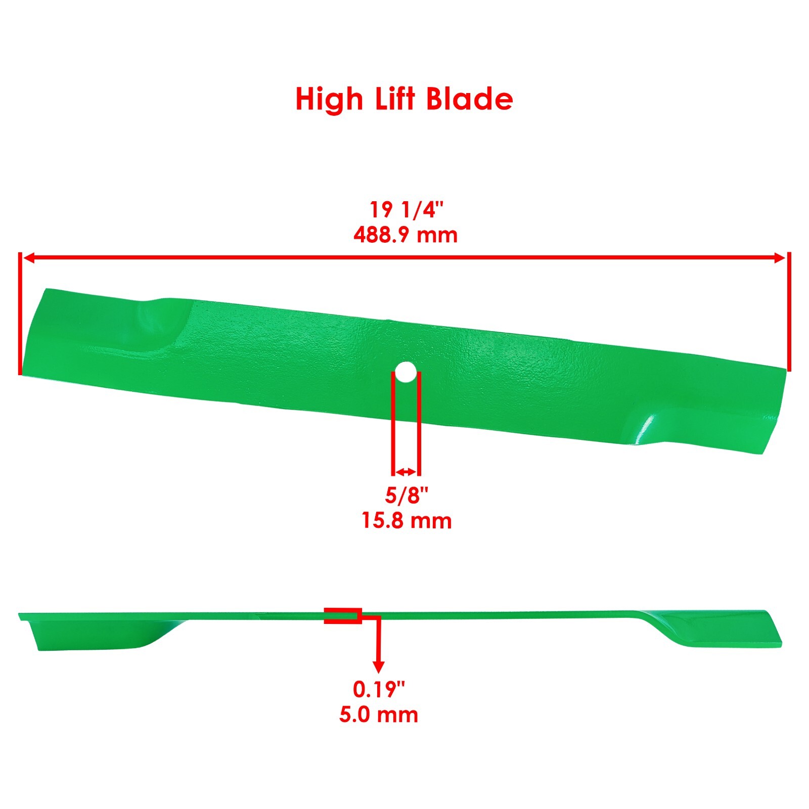 Caltric 301069 54" Deck Blade For Dixie Chopper Zee 2 2013-18 / Zee 2 Rev1 2016 gallery