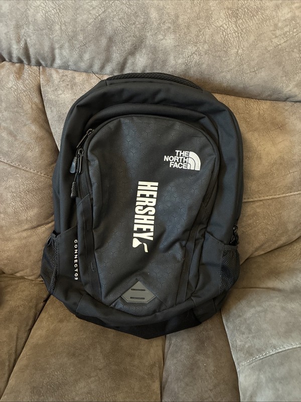 Black The North Face Connector Backpack With A Custom Hershey Logo