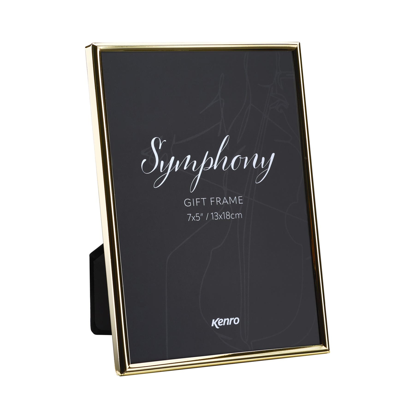 Kenro Symphony Gold Photo Frame Sizes 6x4" / 10x15cm - 8x10" / 20x25cm gallery