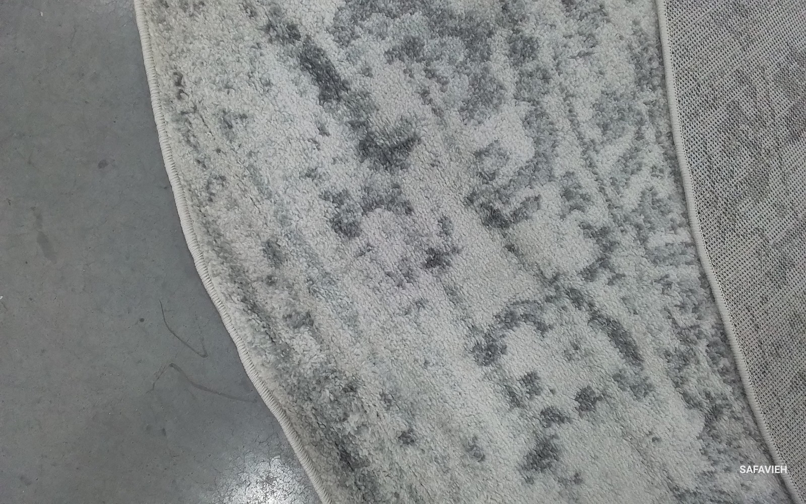 SILVER / IVORY 9'-0" x 9'-0" Stained Rug, Reduced Price 1172795541 MAD603G-9R gallery