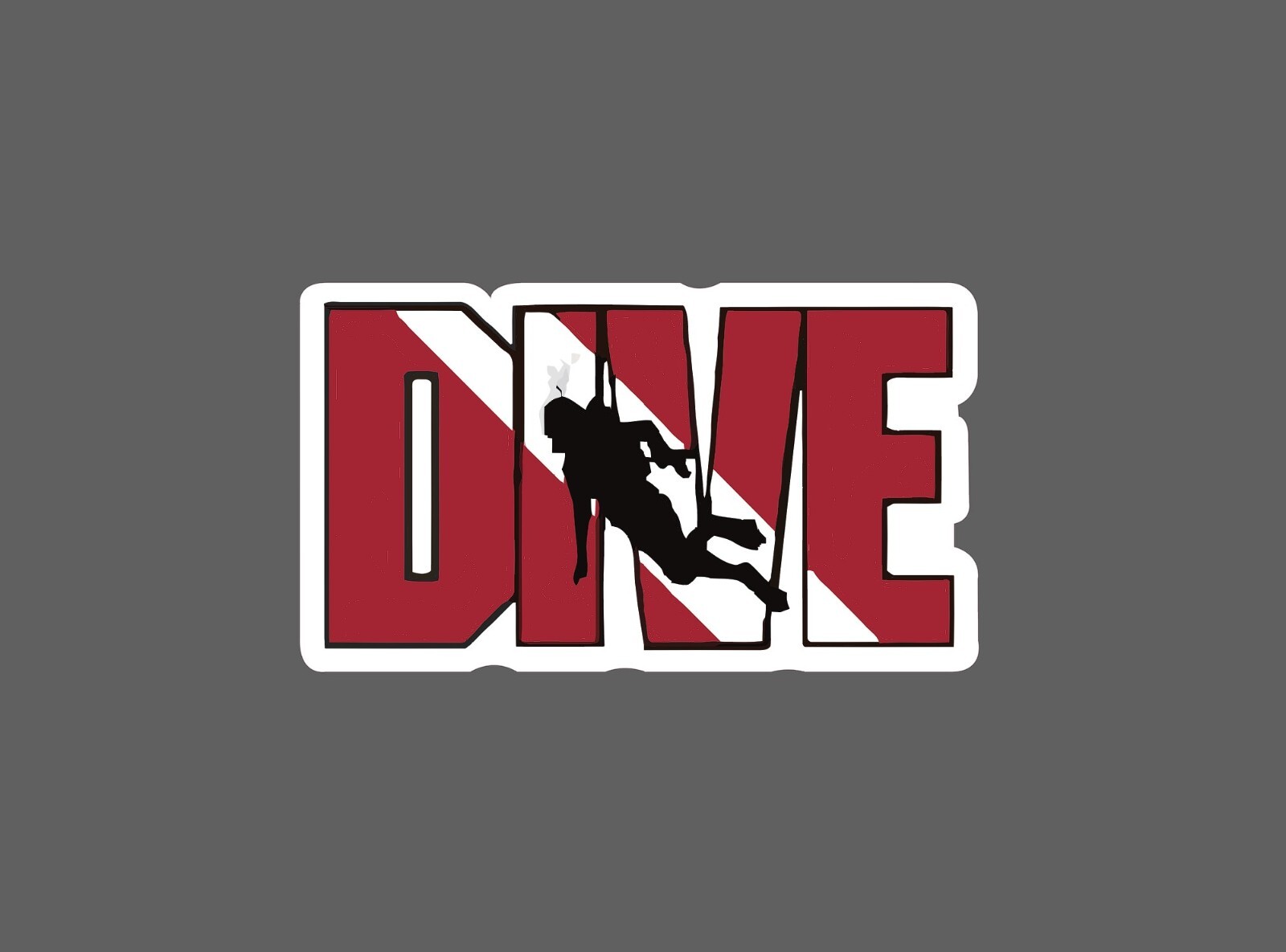Dive Sticker Diver Scuba Waterproof NEW - Buy Any 4 For $1.75 EACH Storewide! gallery