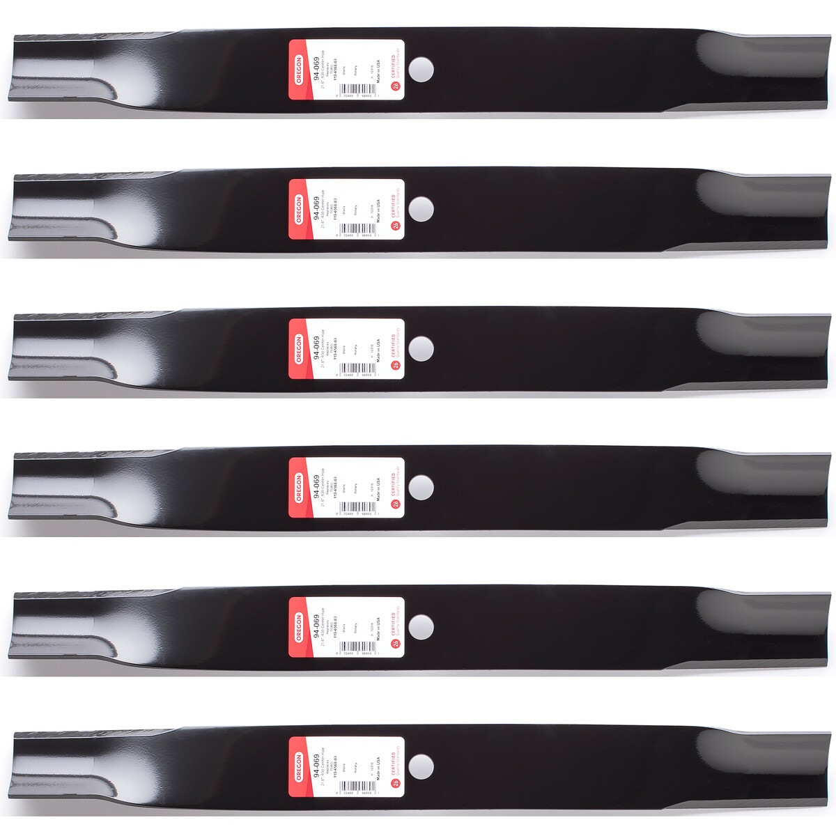 6PK Oregon Replacement Blade for 42" Exmark Quest E-Series - QZE702GEM42200 gallery