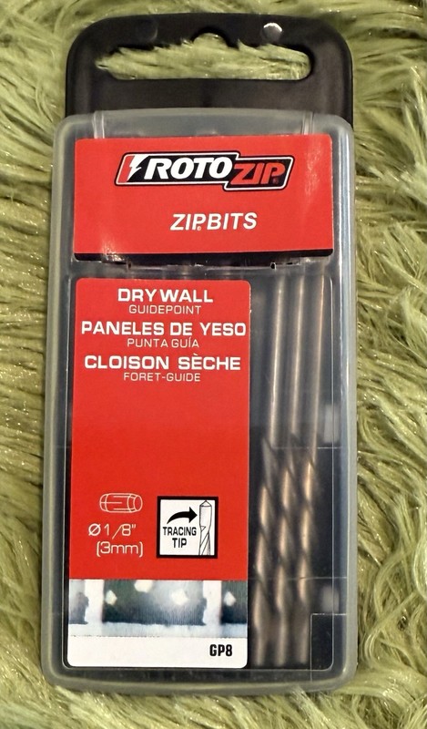 New 8 Pack RotoZip GP8 1/8" Guide Point Zip Bit gallery