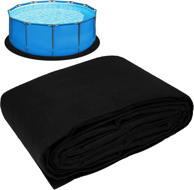 Durable 10ft Pool Ground Cloth for Above Ground Pools - Easy to Trim & Store gallery