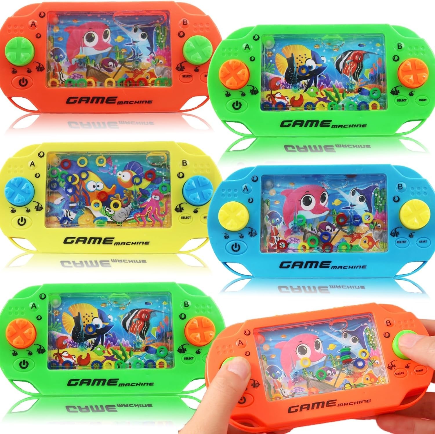 5 Pack Handheld Water Ring Games Kids Party Favors Goodie Bag Birthday Prizes Xl gallery