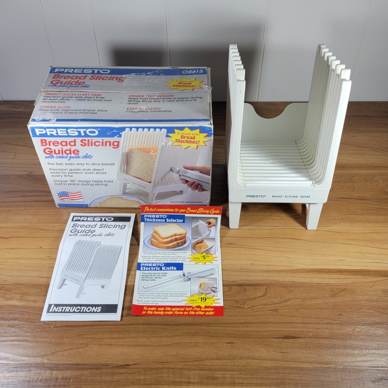Presto Bread Slicing Guide Model 08615 with Owners Manual New Open Box Complete gallery