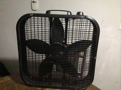 Lasko 20″ 3-Speed Air Circulation Weather Resistant Floor Box Fan – Black