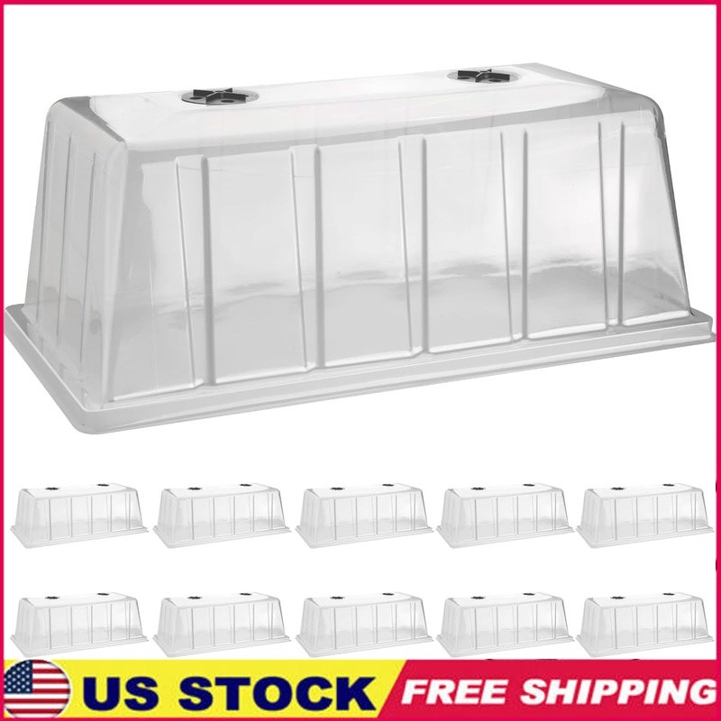 Extra Tall Humidity Domes Seedlings Dual Vents Greenhouse Propagation Trays New gallery