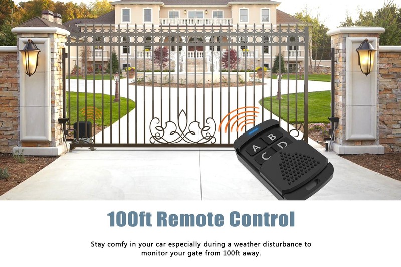 Blütezeit Automatic Sliding Gate Opener 900lb w/ 2 Remotes & Steel Racks gallery
