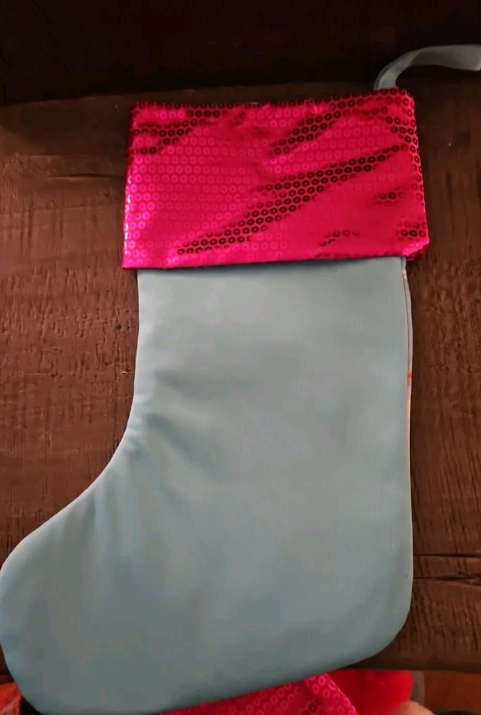 Peppa Pig Christmas Stocking Cartoon Novelty Kid Winter Holiday Sequins NWT gallery