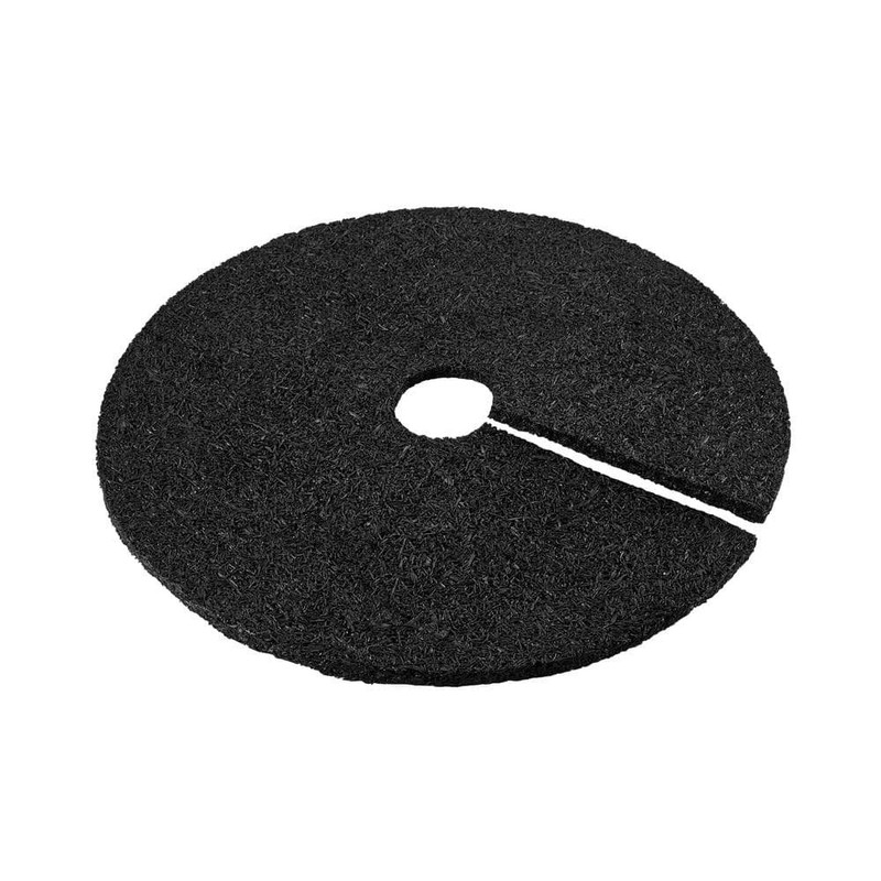 24 in. Black Recycled Rubber Tree Ring (3-Pack) gallery
