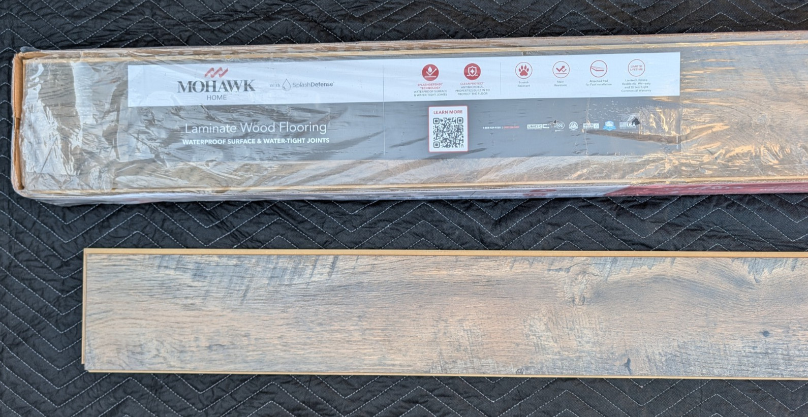 NEW OB Mohawk Home Townview Oak Waterproof Laminate 12MM Thick 18.14 Sq. Ft. gallery