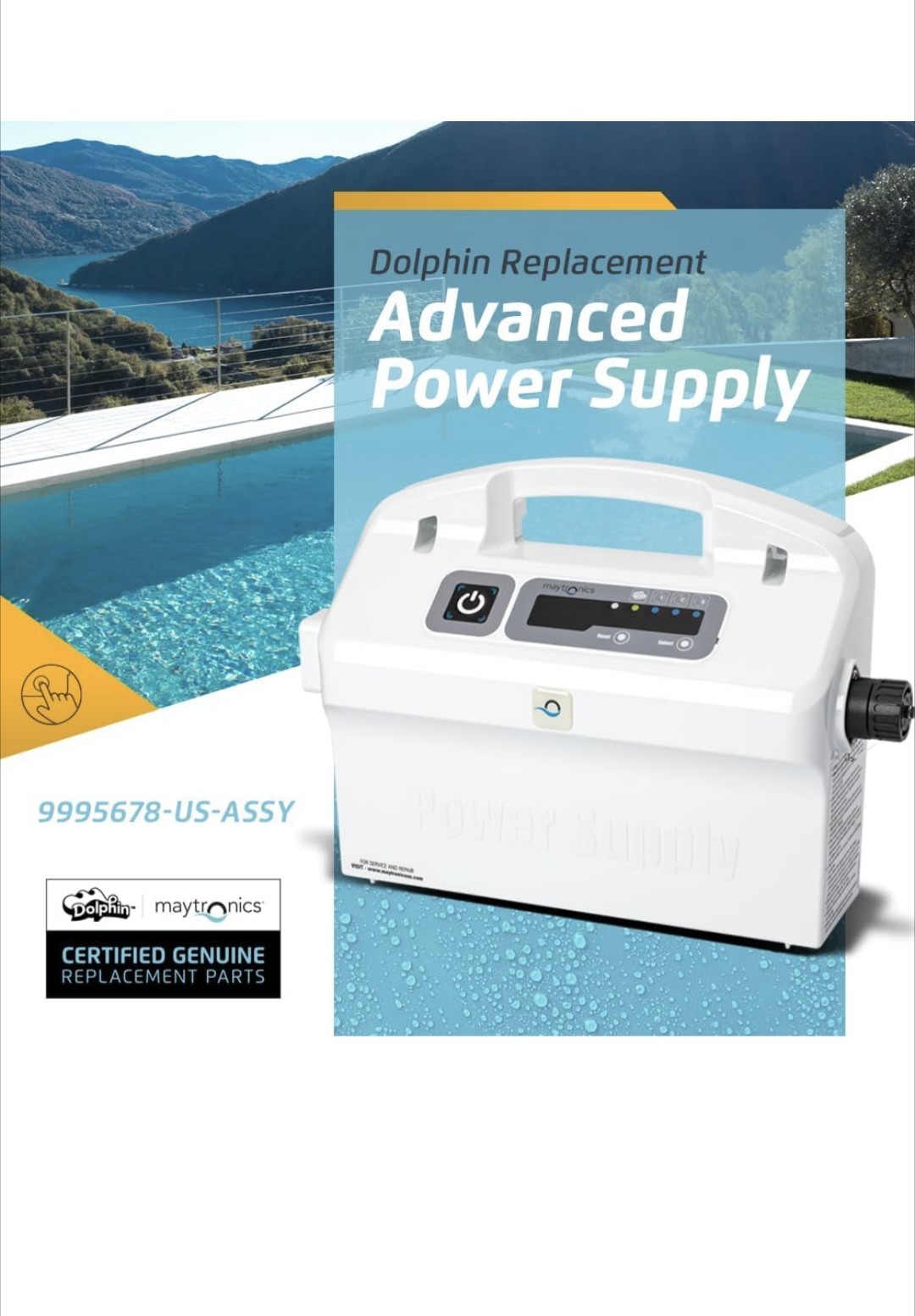 Dolphin Genuine Replacement Part — Advanced Power Supply — 9995678-US-ASSY gallery